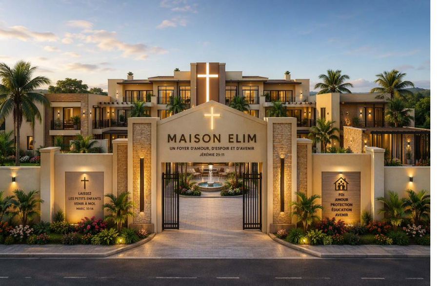 Facade principale de Maison Elim